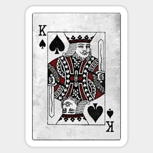 Dark Spooky Gothic Style | King of Spades Sticker